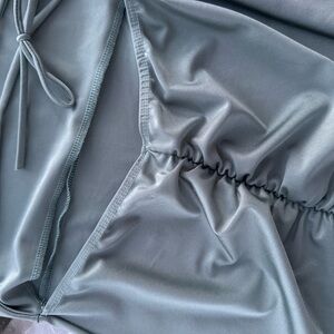 Elegant Blue/Gray Women's Semi-Formal Dress